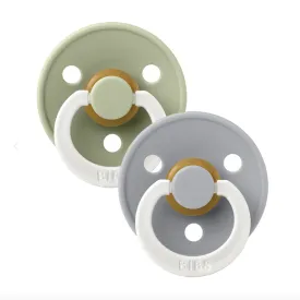 2-Pack Latex Nuggi Symmetrical Sage/Cloud Glow