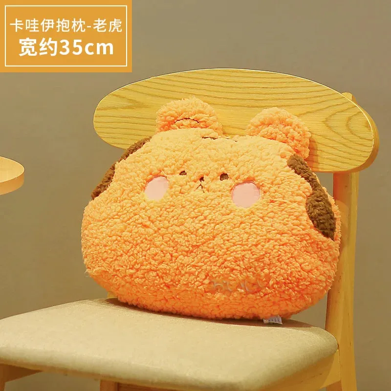 35cm kawaii Animal Teddy Bear Rabbit Frog Tiger Pig Plush Toys Cartoon Stuffed Soft Pillow Back Sofa Cushion for Girls Kids