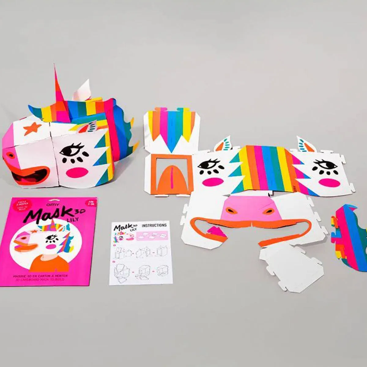 3D Mask Unicorn