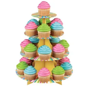 4-Tier Cupcake Stand - Colorwheel 12 x 14 in.
