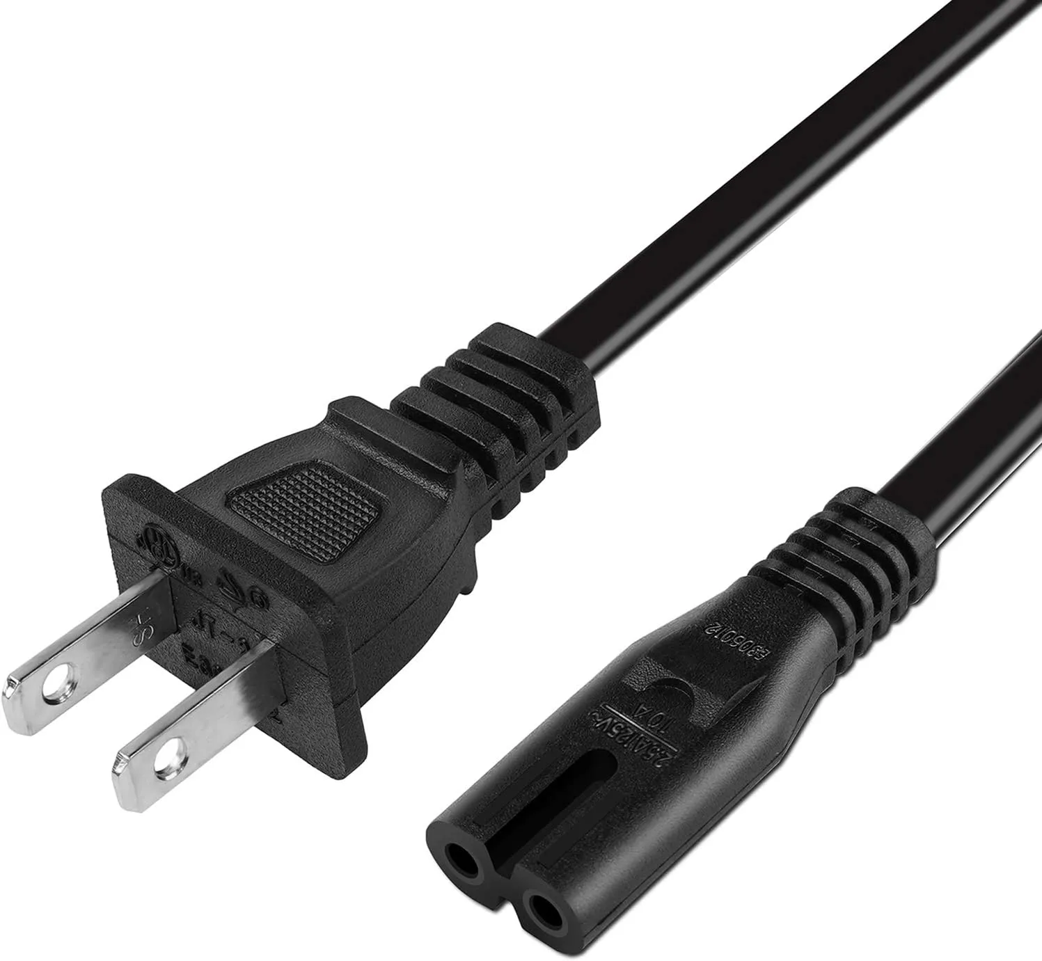 AC Power Cord for Xbox One S/X, Xbox Series X / S, Sony PS4 / PS4 Slim / PS5 / PS3 Slim / PS3 Super Slim PlayStation 4 Slim PlayStation 5 PlayStation 3 Slim Power Supply Cable Replacement