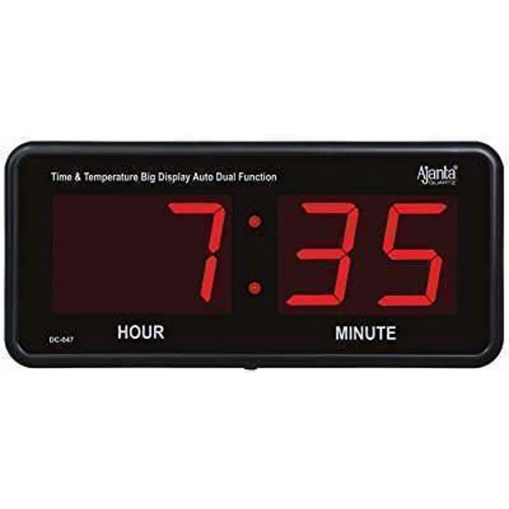 Ajanta Digital Wall Clock 495 x 228 x 50mm
