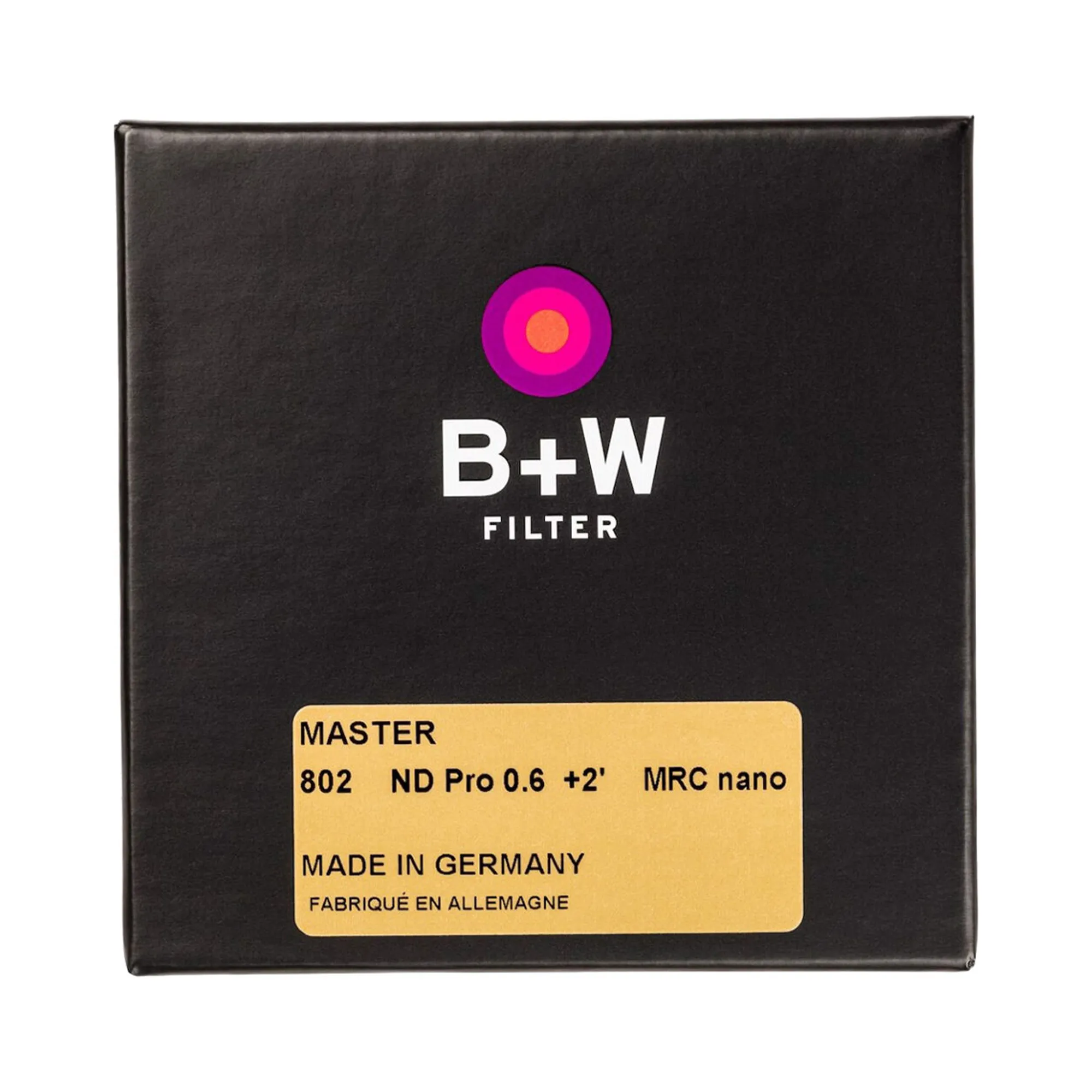 B W 77mm #802 MASTER Neutral Density 0.6 2-Stop MRC Nano Filter