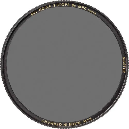 B W 82mm #803 MASTER Neutral Density 0.9 3-Stop MRC Nano Filter