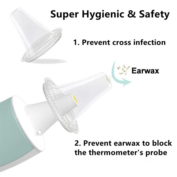Babekin 100 Counts Ear Thermometer Probe Covers for All Braun Thermometer Models Thermometers, BPA Free Lens Filters