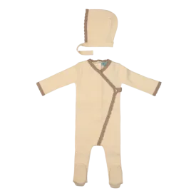 Baby Crotched Edging 2 piece  Bonnet
