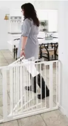 Baby Dan Two-Way Auto Close Safety Gate with 3 extensions