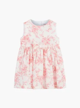 Baby Maeva Bow Dress in Pink Floral