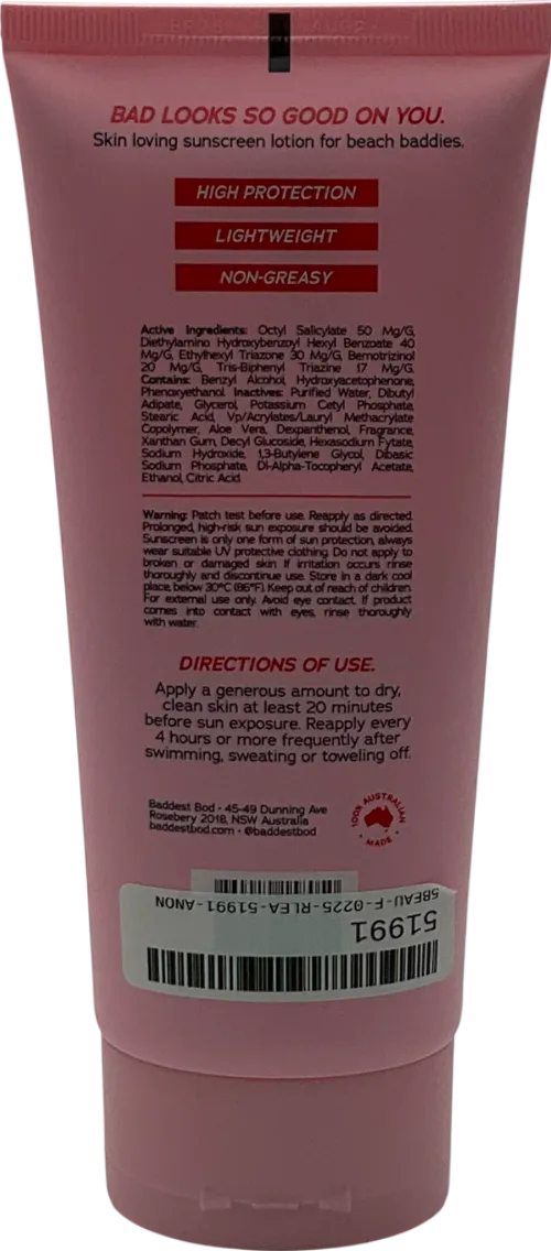 baddest Baddie Sunscreen 150ml