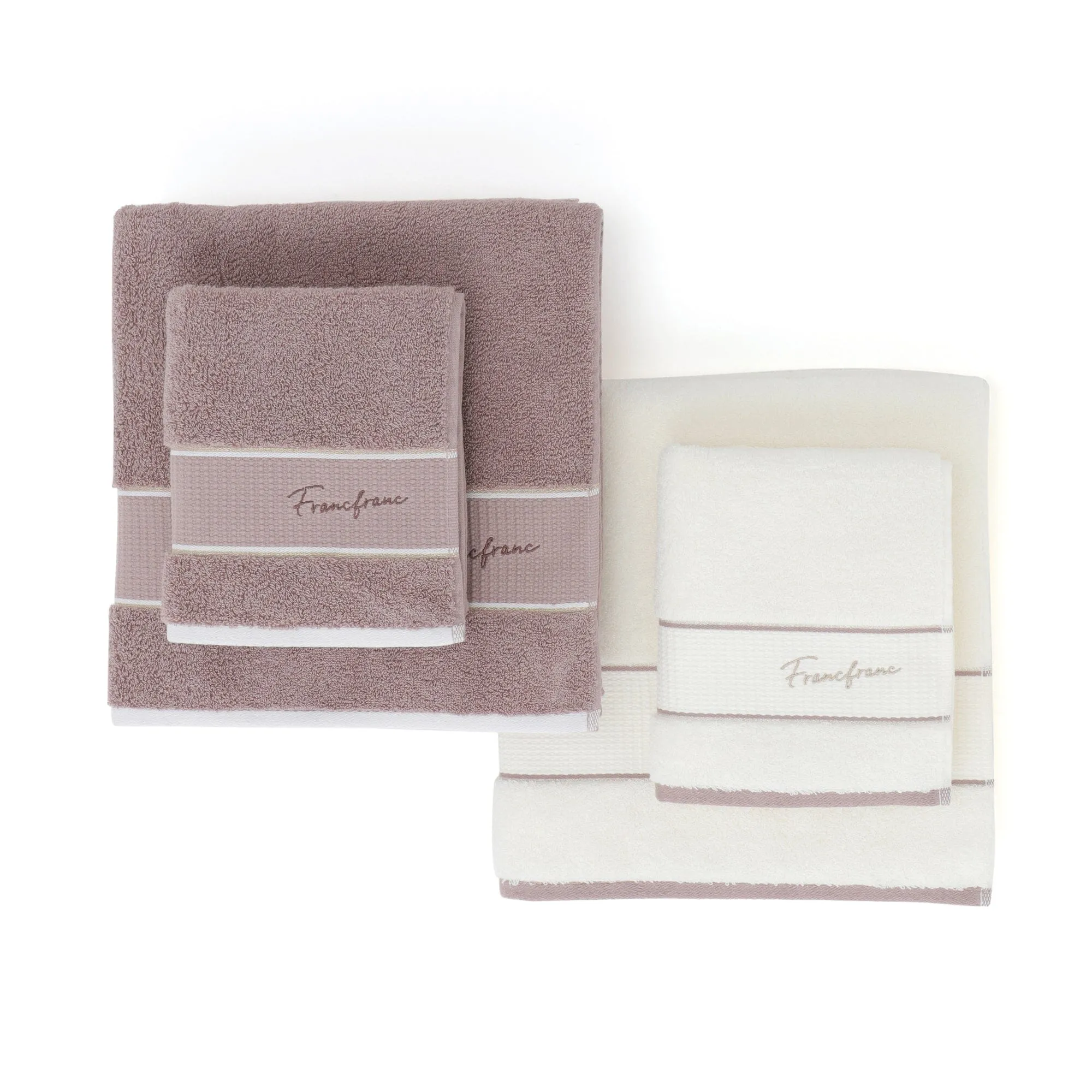 Basic Logo  Bath Towel  White