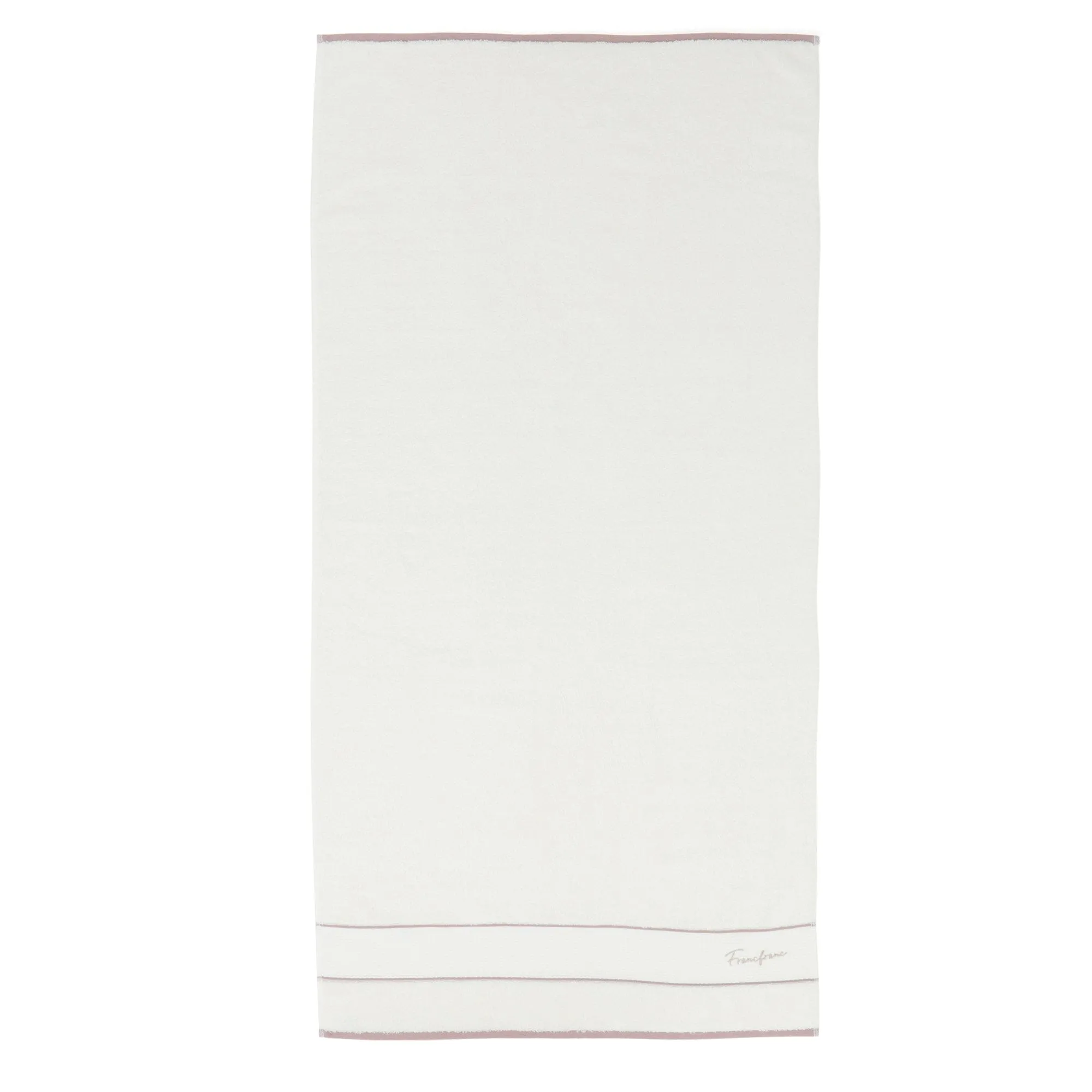 Basic Logo  Bath Towel  White