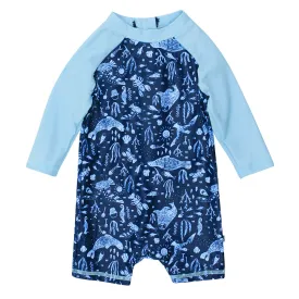 Bebe Jayce L/S Zip Back Sunsuit (Size 00-2)