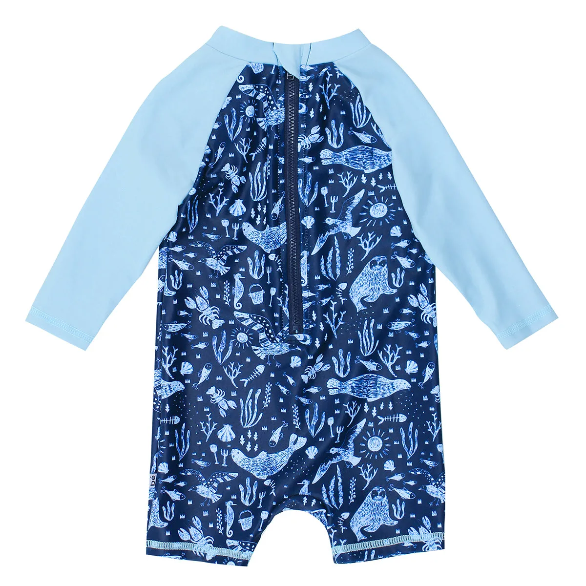 Bebe Jayce L/S Zip Back Sunsuit (Size 00-2)