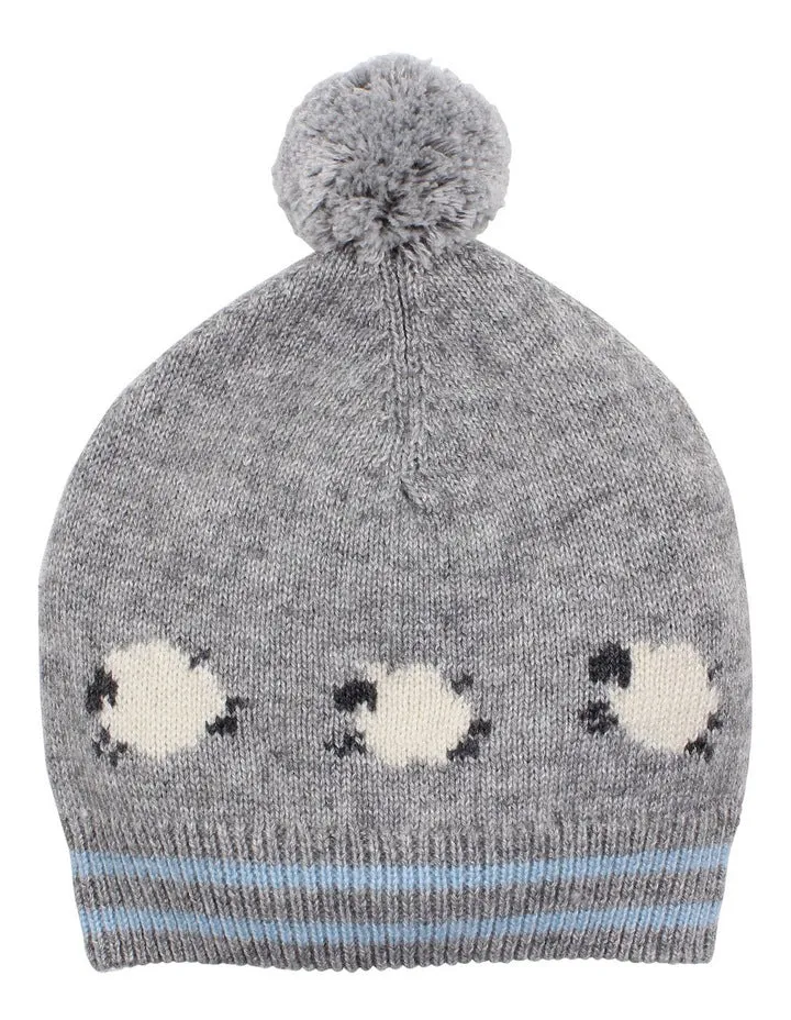 Bebe Leo Beanie in Iron Marle