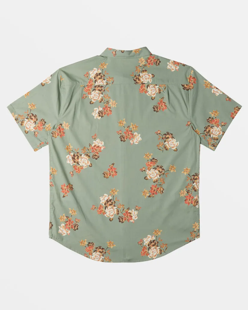 Billabong Sundays Mini Short Sleeve Shirt - SAGE