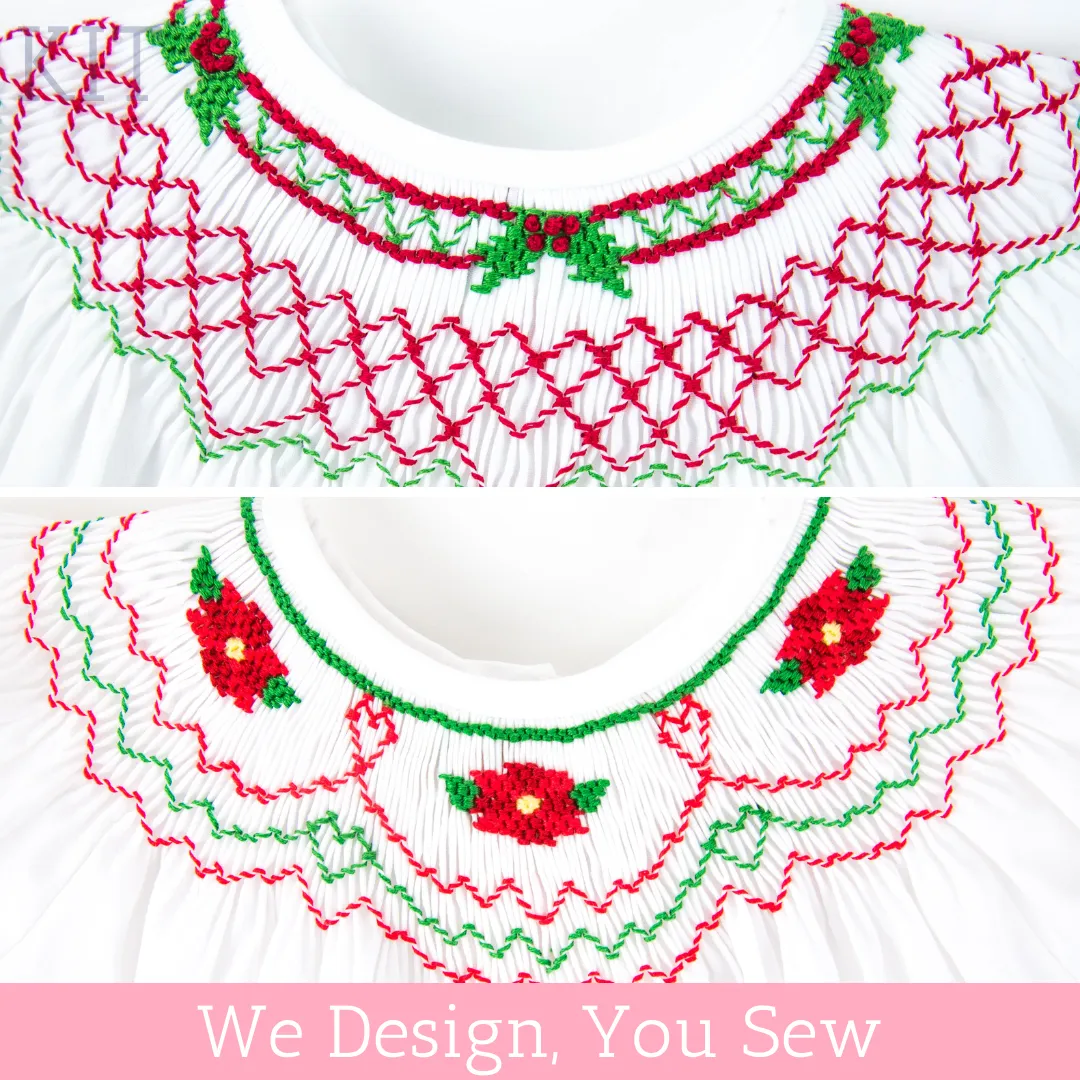 Bishop Christmas Cut, Sew, Pleat Kit