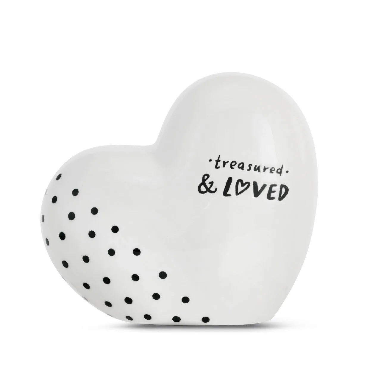 Black & White Heart Bank