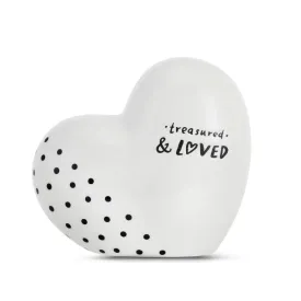 Black & White Heart Bank