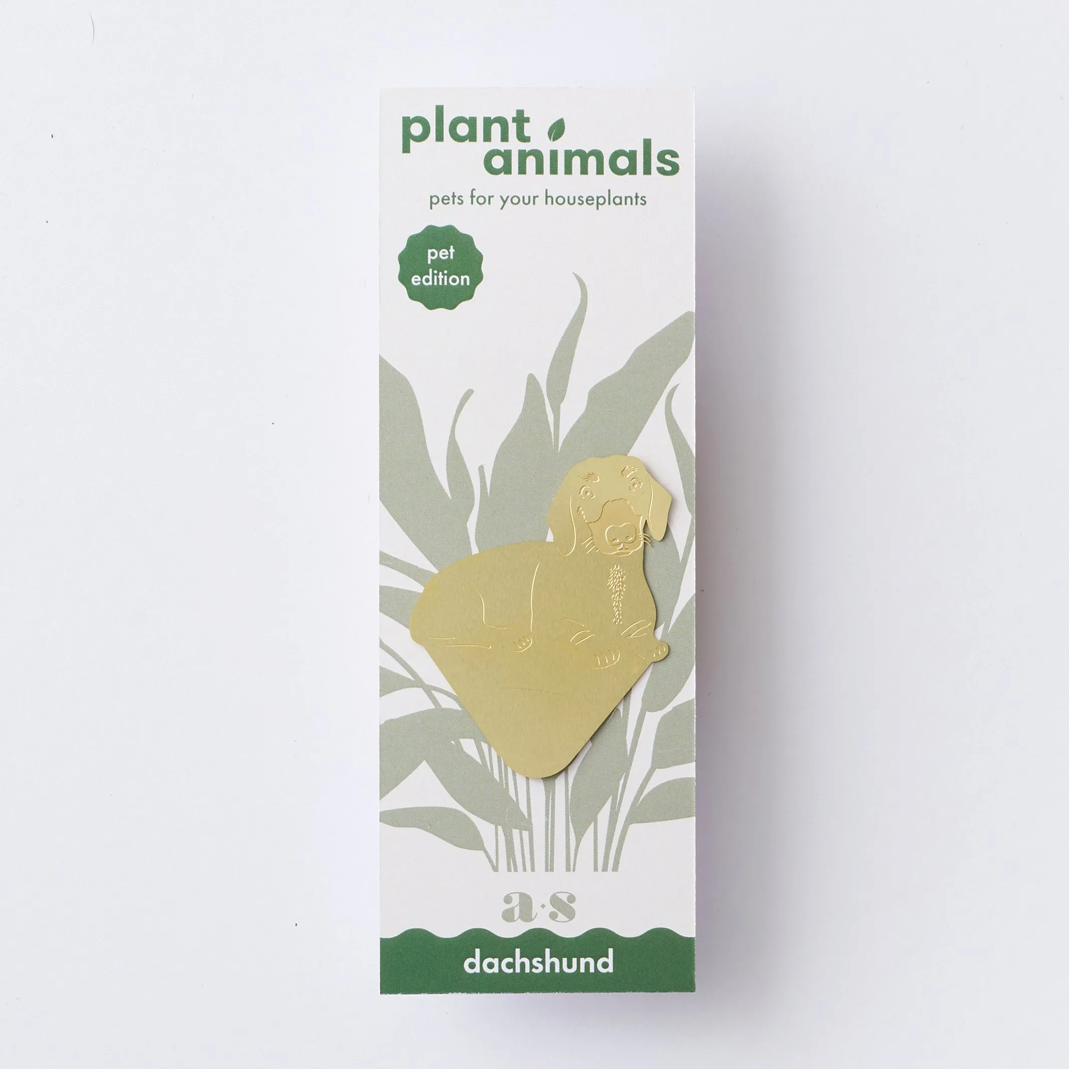 Brass Plant Pet: Daschund