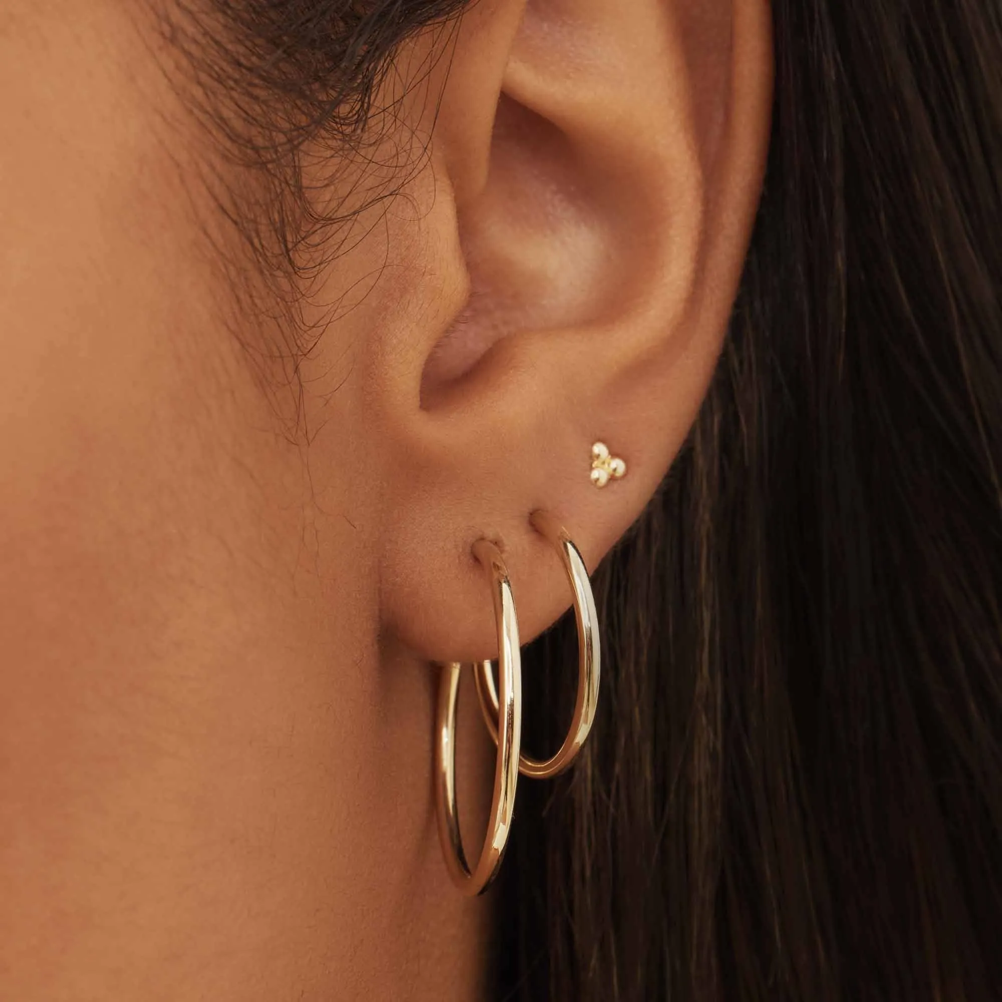 Cadeau d'Isabel 14 karat gold earring set
