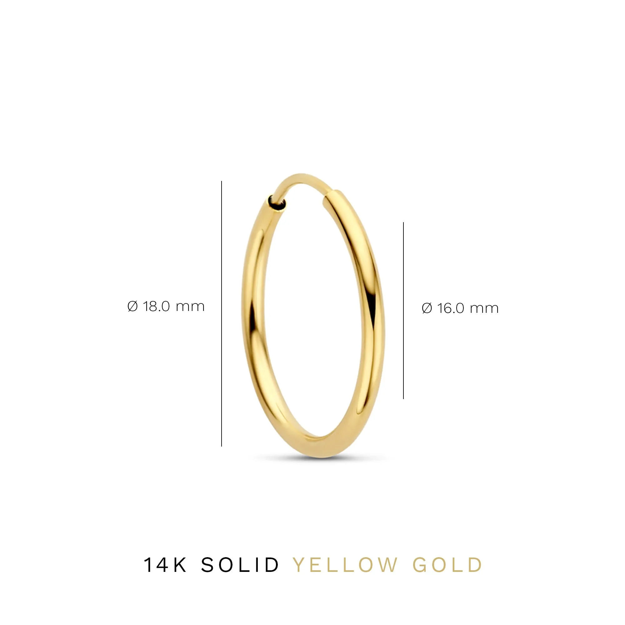 Cadeau d'Isabel 14 karat gold earring set