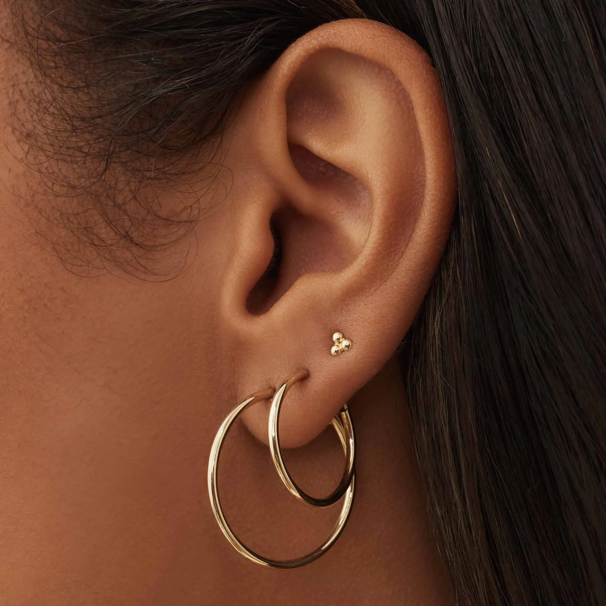 Cadeau d'Isabel 14 karat gold earring set