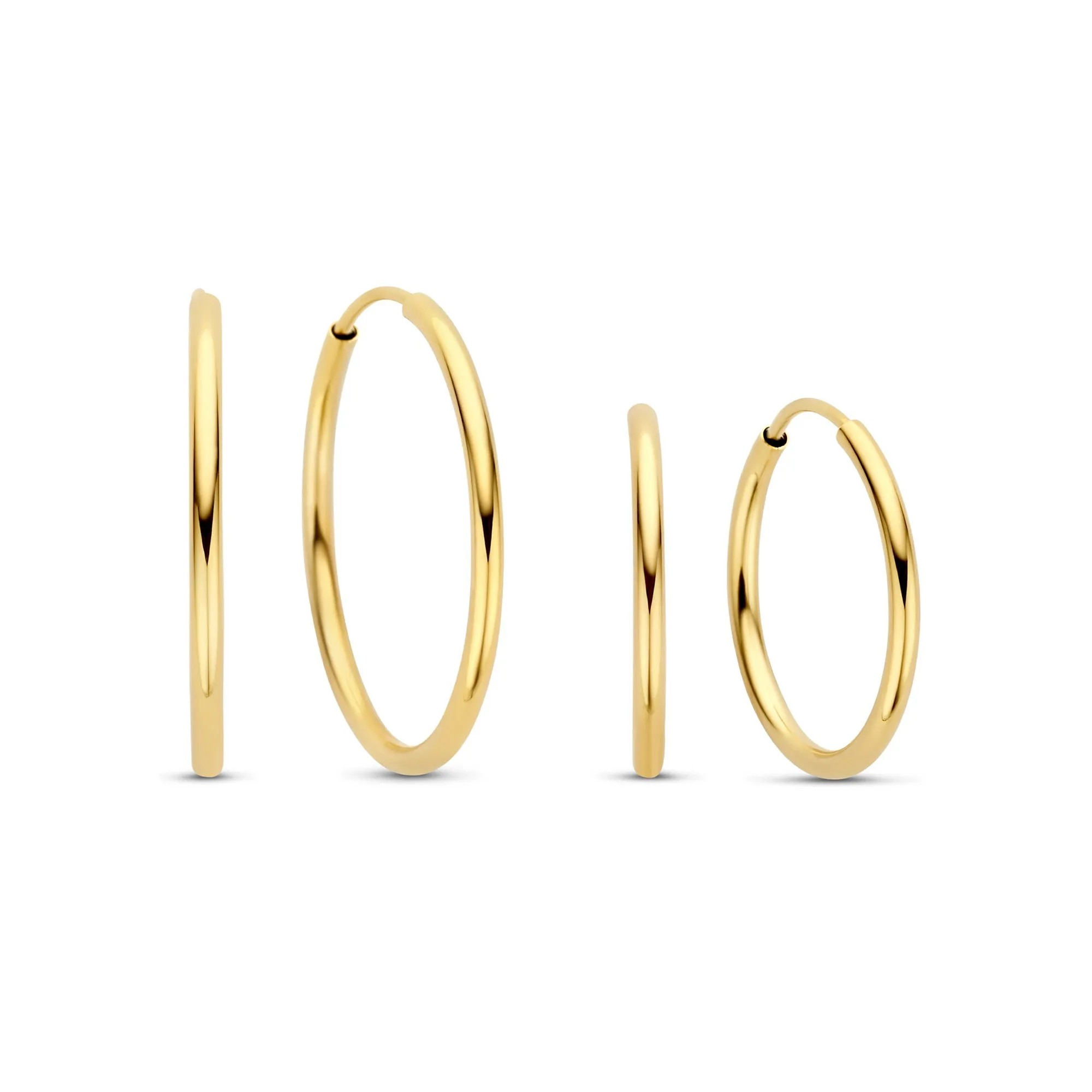 Cadeau d'Isabel 14 karat gold earring set
