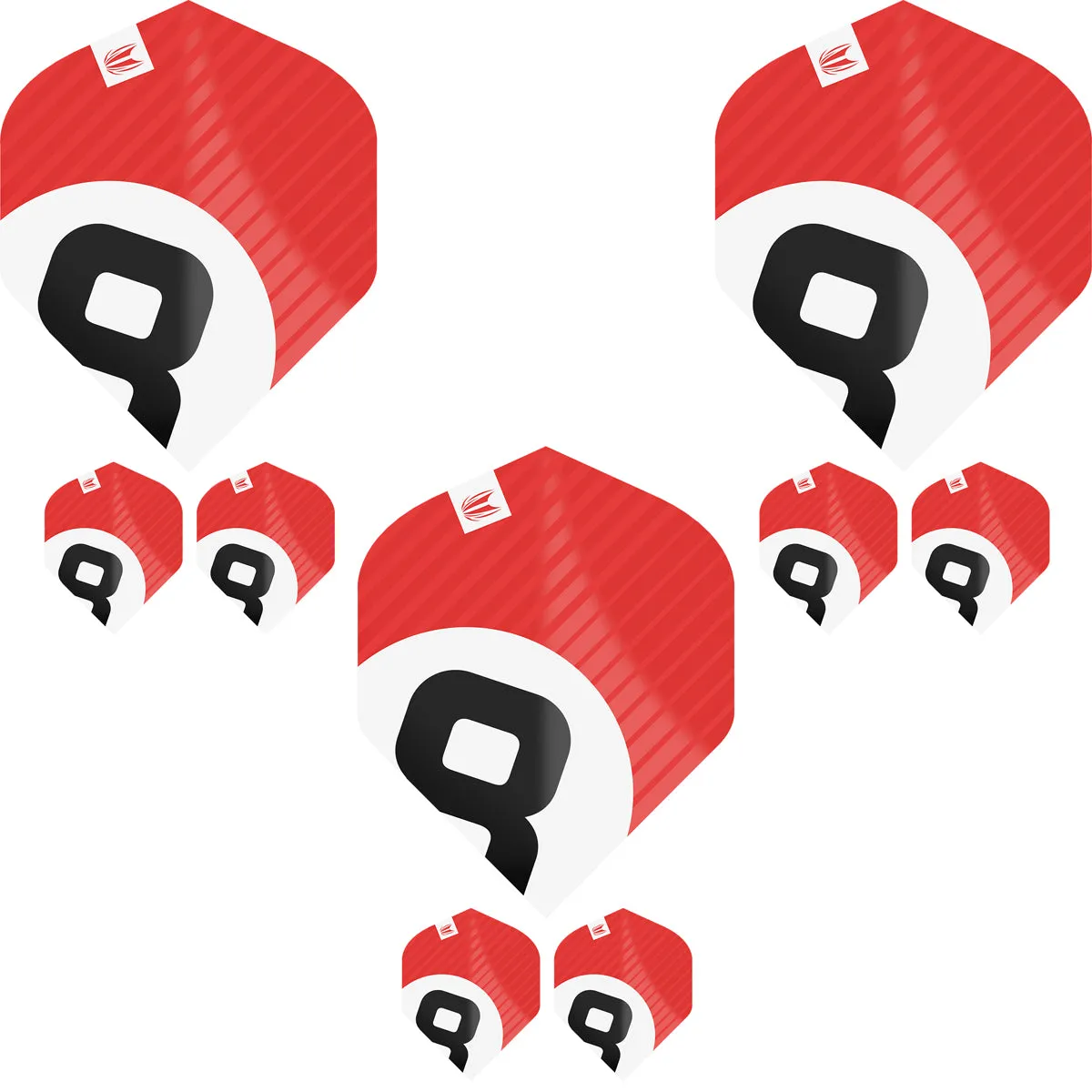 Chicane Pro.Ultra Red No2 Dart Flights by Target