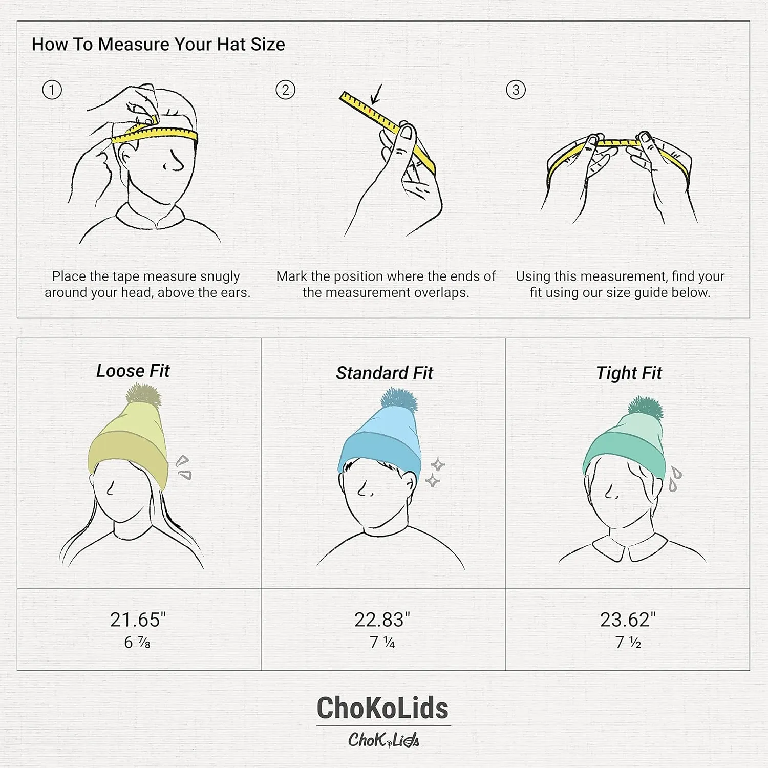 CHOK.LIDS Plain Color Stripe Beanies for Men and Women Soft Acrylic Knit Cuffed Beanie Cap Winter Hat Outdoor