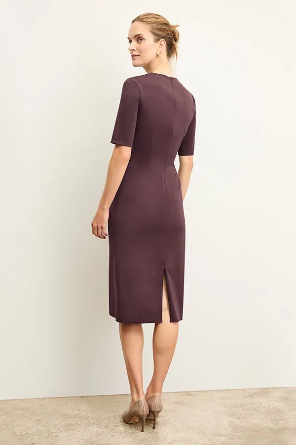 Ciela Dress - Stretch Crepe :: Grape