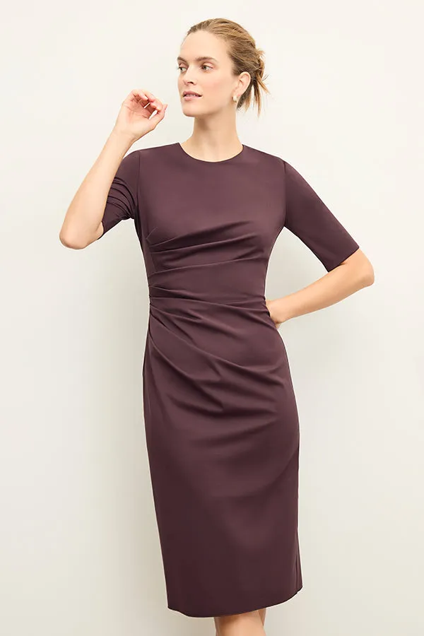 Ciela Dress - Stretch Crepe :: Grape