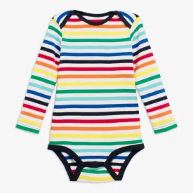 Clearance babysuit in rainbow stripe