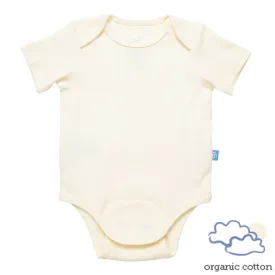 cream organic cotton magnetic bodysuit
