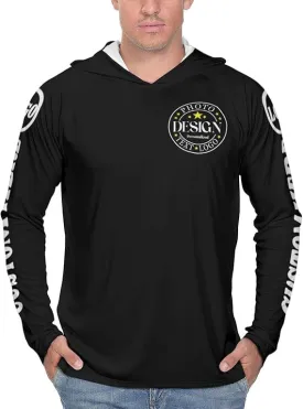 Custom Personalized Sun Protection Hoodie UV Shirt for Men Women, Customized UPF 50  Long Sleeve Tshirts Gifts