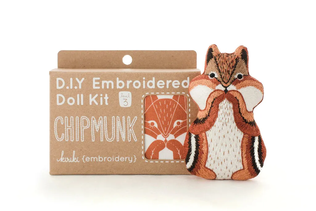 DIY Embroidered Doll Kit