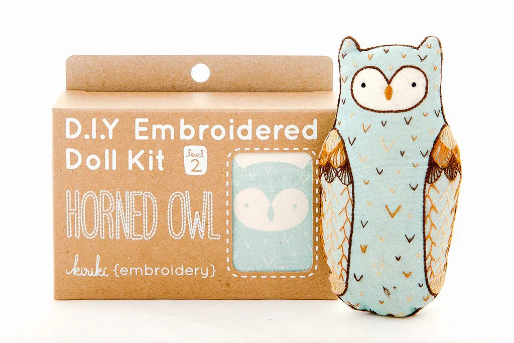 DIY Embroidered Doll Kit