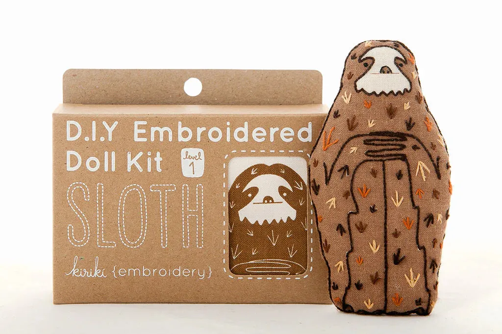 DIY Embroidered Doll Kit