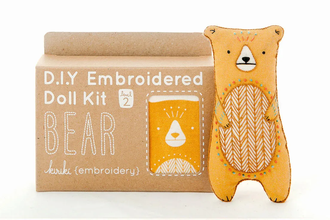 DIY Embroidered Doll Kit