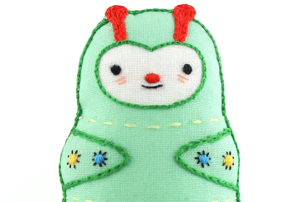 DIY Embroidered Doll Kit