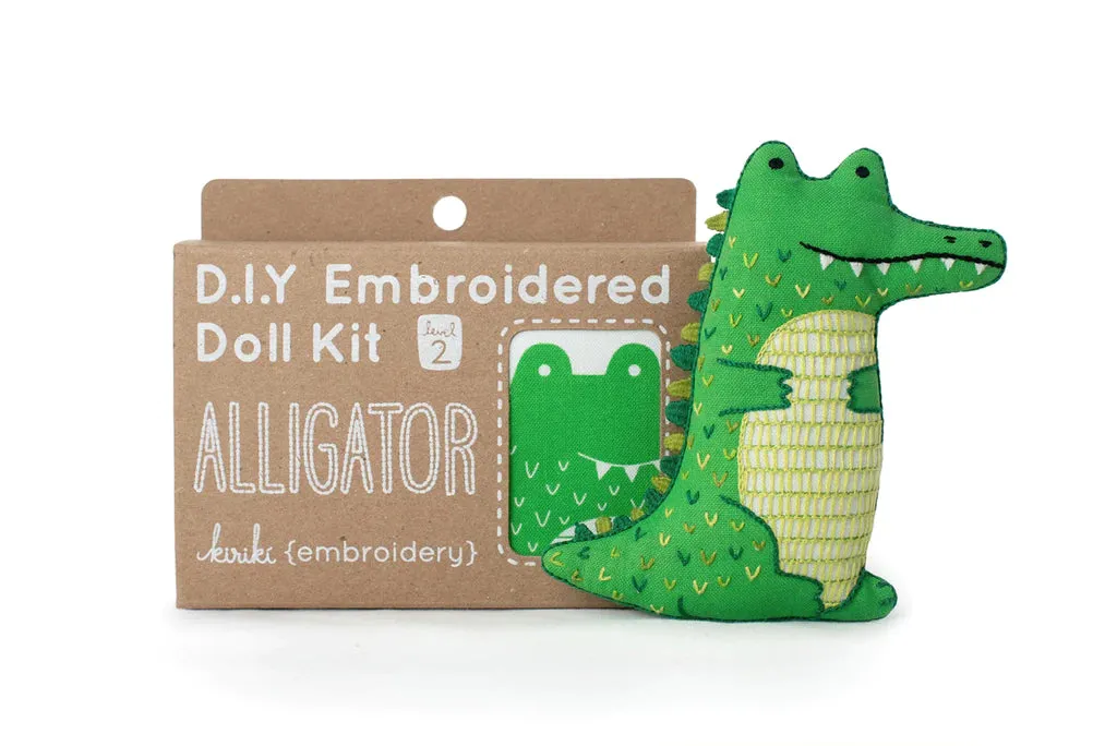 DIY Embroidered Doll Kit