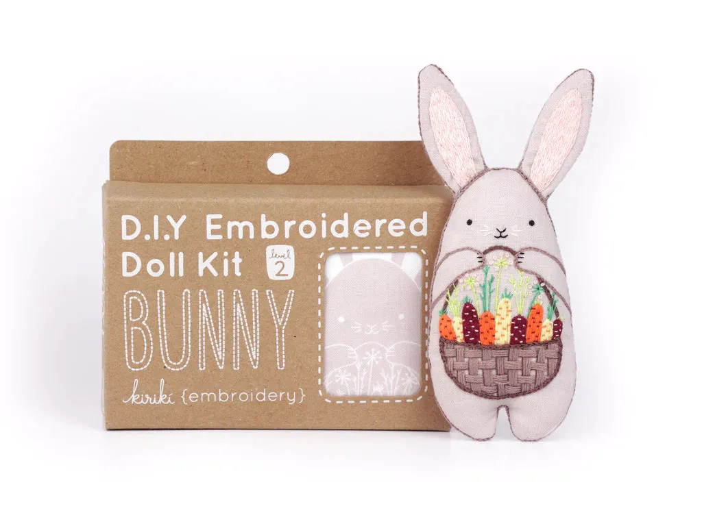 DIY Embroidered Doll Kit