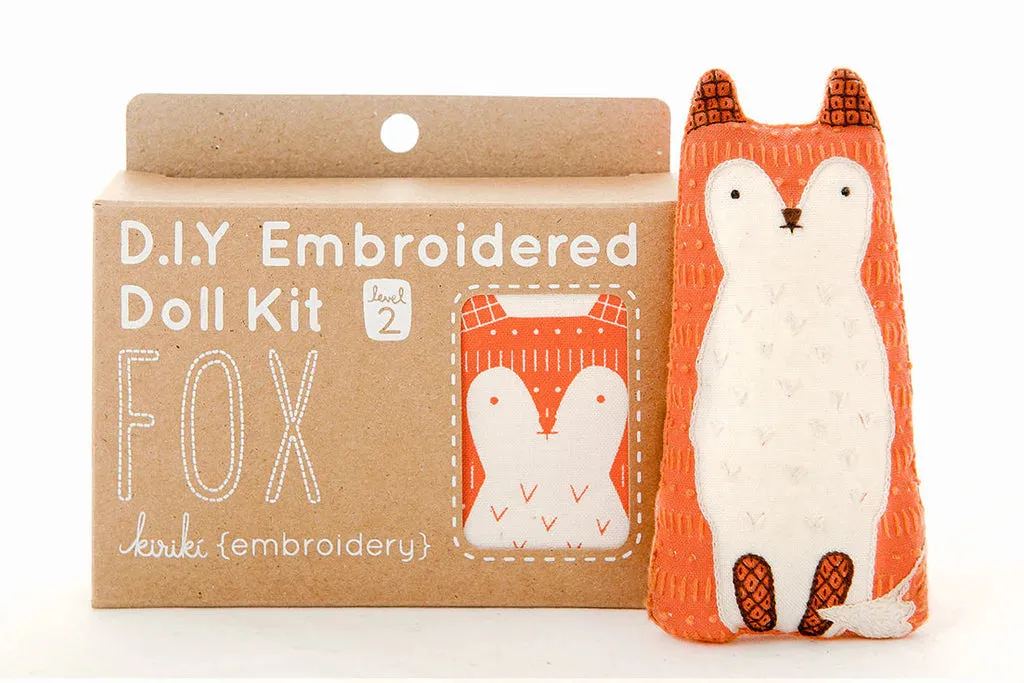 DIY Embroidered Doll Kit