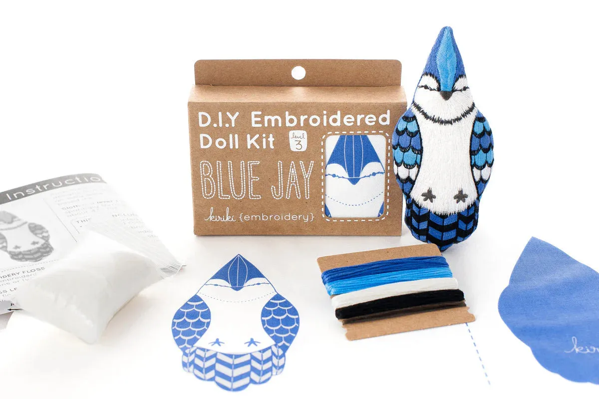 DIY Embroidered Doll Kit