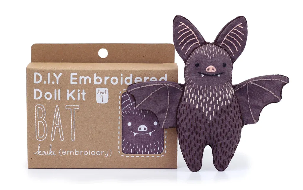 DIY Embroidered Doll Kit