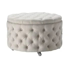 Emma Storage Ottoman Large 75cm Mushroom