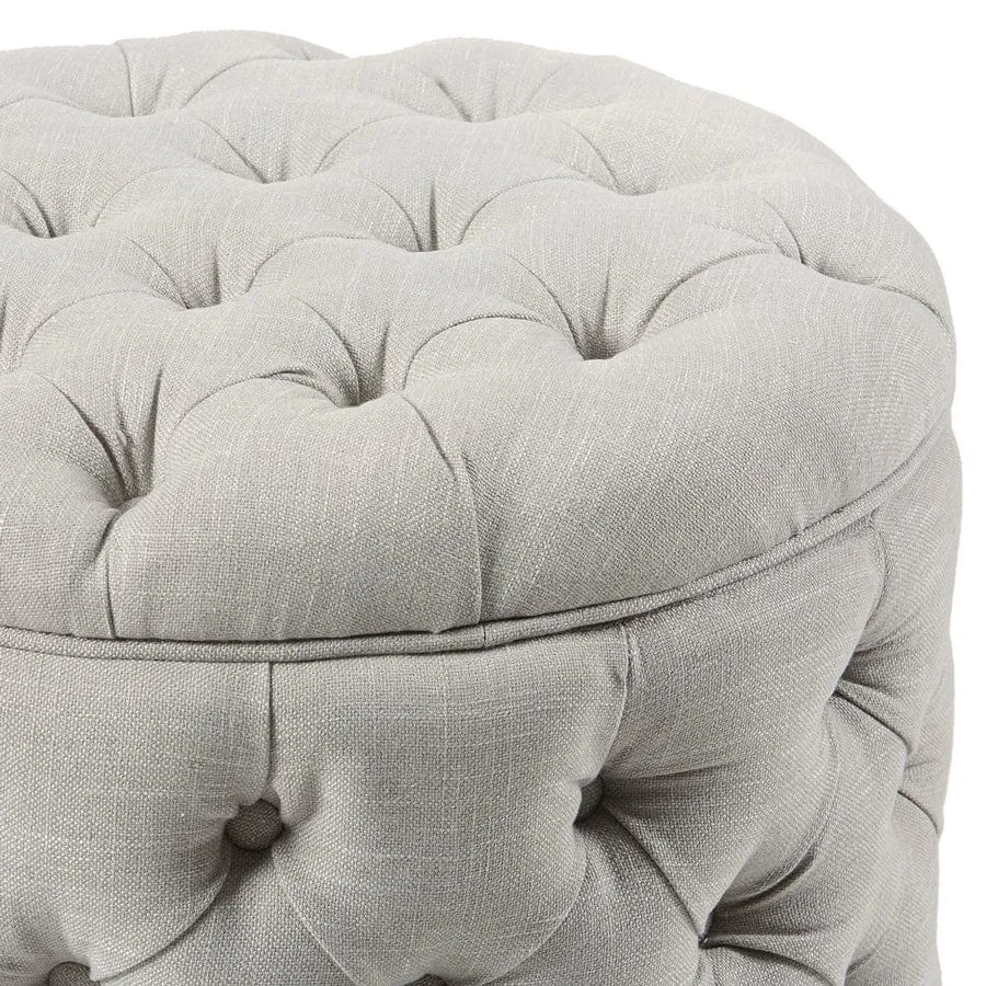 Emma Storage Ottoman Small Mushroom