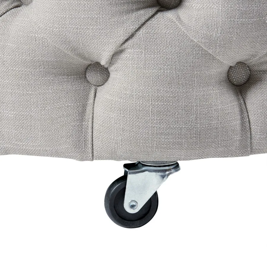 Emma Storage Ottoman Small Mushroom