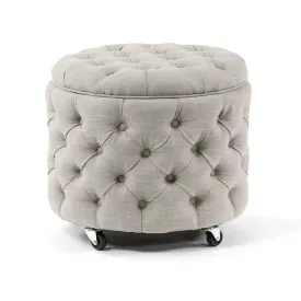 Emma Storage Ottoman Small Mushroom