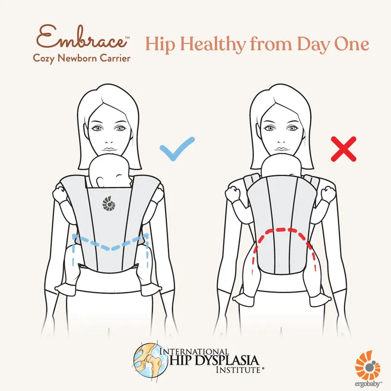 Ergobaby Embrace Baby Carrier Soft Air Mesh