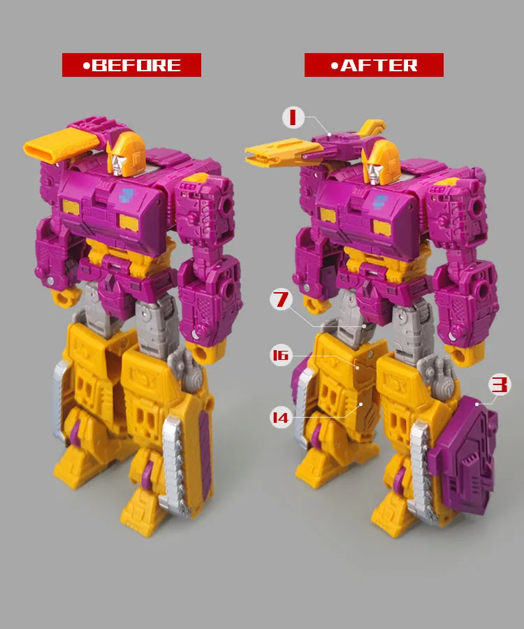 Go Better Studio GX-05WK GX05WK Uptrade Kit for Legacy Wreck 'N Rule Collection Comic Universe Wreckers Impactor ( Upgrade Kit  Gap Fillers)